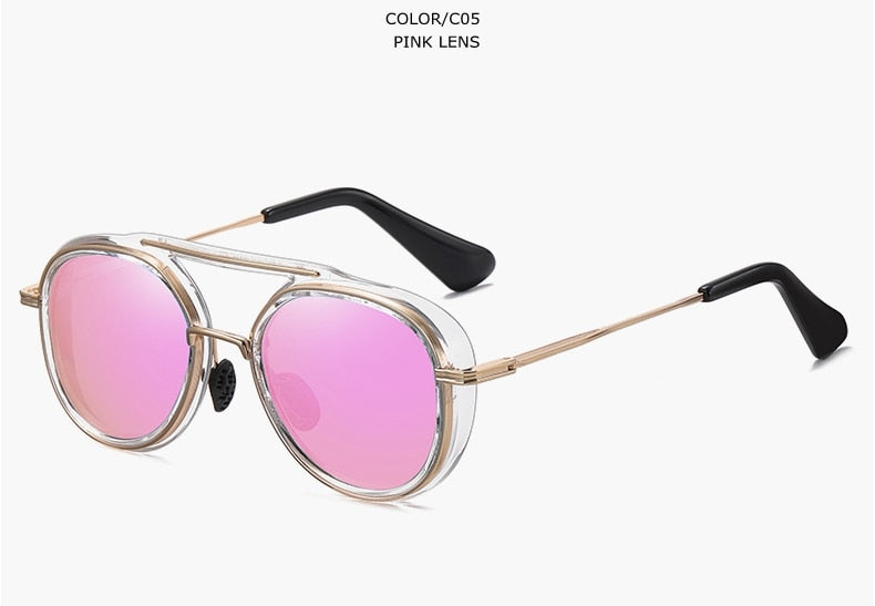 TUZENGYONG 2022 New Gothic Steampunk Polarized Sunglasses Women Brand Designer Vintage Men Sun Glasses UV400 Eyewear