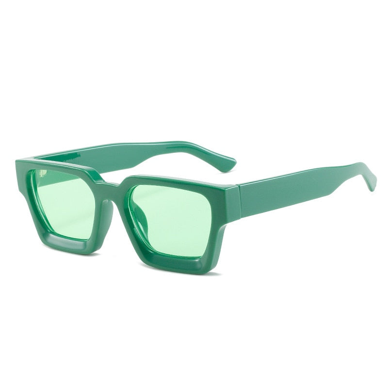 YOOSKE Vintage Small Square Sunglasses for Men Women Luxury Brand Designer Retro Sun Glasses Unisex Ins Popular Shades Eyewear