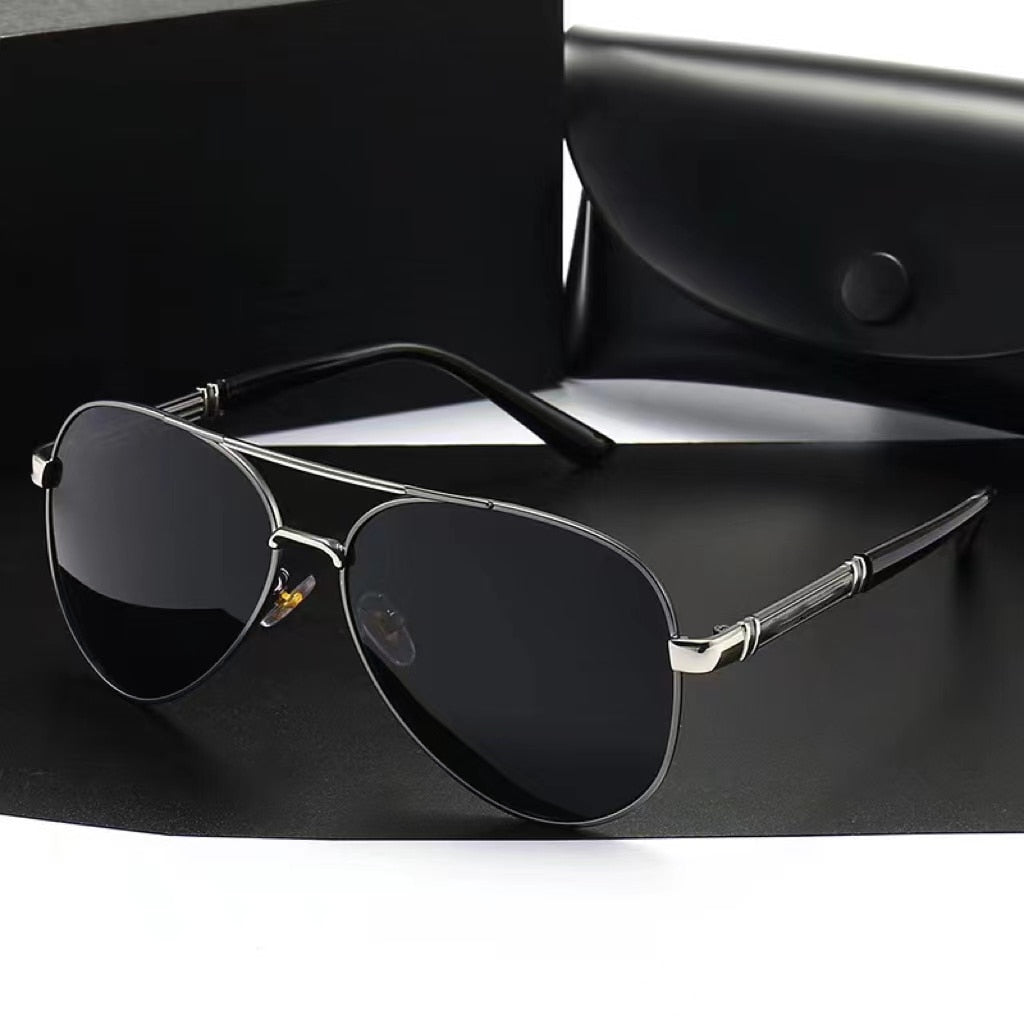 New Luxury Men's Polarized Sunglasses Driving Sun Glasses For Men Women Brand Designer Male Vintage Black Glasses UV400 Eyewear