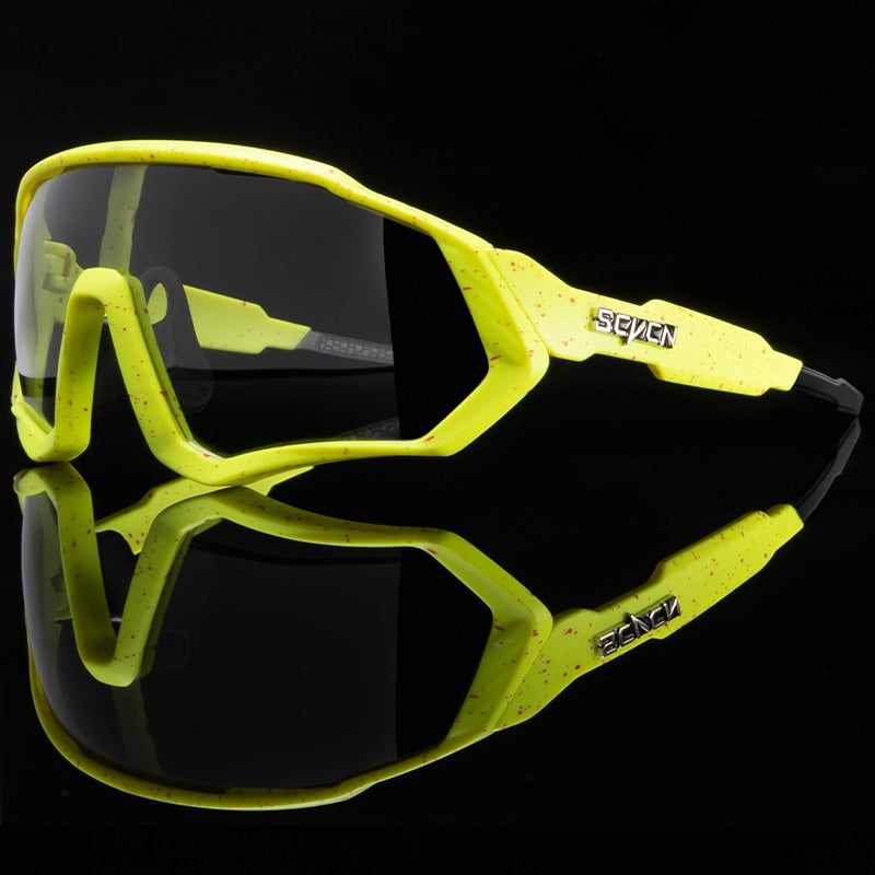 SCVCN Brand Photochromic Sports Cycling Glasses Bicycle Eyewear Mountain Bike Goggles UV400 MTB Road Running Sunglasses