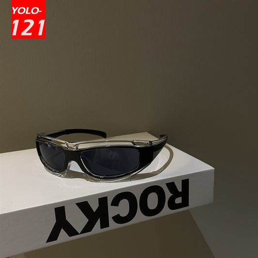 Cateye Punk Y2K Sunglasses | Women & Men | UV400 Future Tech Trend Summer Fashion Goggles