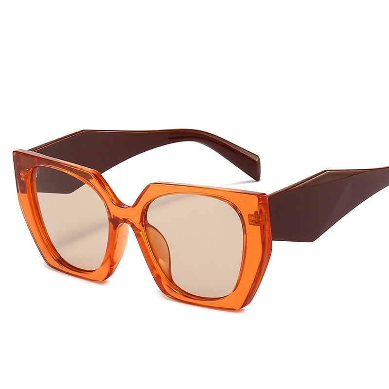 New Oversized Square Women Sunglasses Vintage Designer Fashion Sun Glasses Big Shades Men Luxury Brand Female Oculos UV400 Gafas
