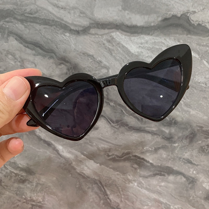 Kids Sunglasses Boy Girls Heart Shaped Sun Glasses Trendy All-Match Baby Sunglasses Children Fashion Shade Eyewear Women Glasses