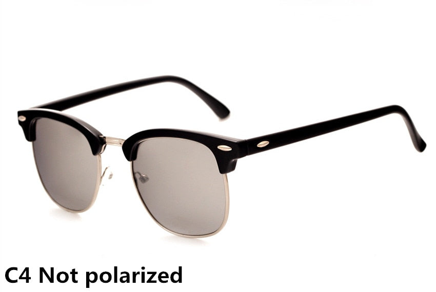 Classic Polarized Sunglasses Men Women Retro Brand Designer High Quality Vintage Sun Glasses Female Male Fashion Mirror Sunglass
