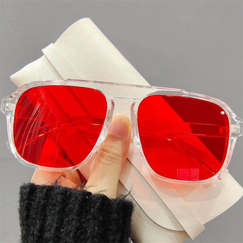 Oversize Frame Sport Sunglasses | Women & Men | UV400 Driving Cycling Vintage Brand Fashion