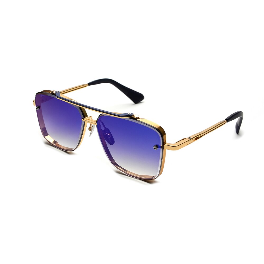 Sun Glasses Luxury Brand Polarized Mens Sunglasses One-pieces Eyewear Vintage Anti-Reflective Women's Glasses 2023 Trend UV400