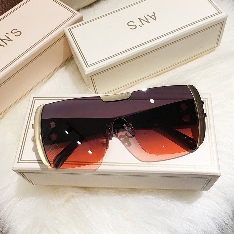 2022 High Quality Women Sunglasses New Rimless Eyewear Outdoor Sports gafas de sol de los hombres UV400