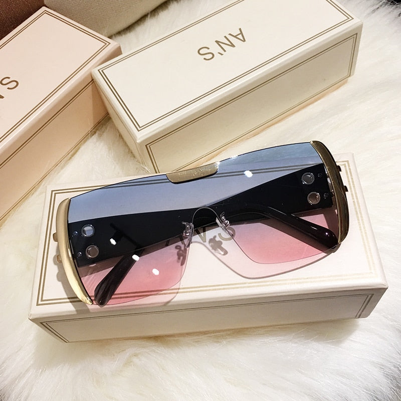 2022 High Quality Women Sunglasses New Rimless Eyewear Outdoor Sports gafas de sol de los hombres UV400