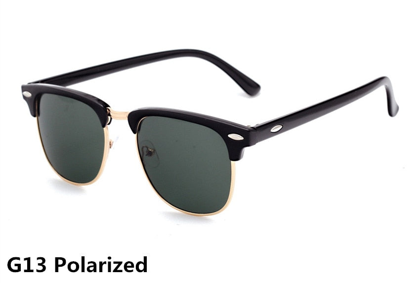 Classic Polarized Sunglasses Men Women Retro Brand Designer High Quality Vintage Sun Glasses Female Male Fashion Mirror Sunglass
