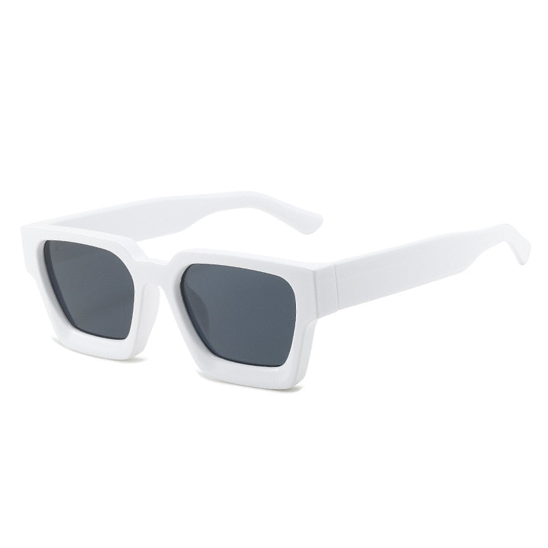 YOOSKE Vintage Small Square Sunglasses for Men Women Luxury Brand Designer Retro Sun Glasses Unisex Ins Popular Shades Eyewear