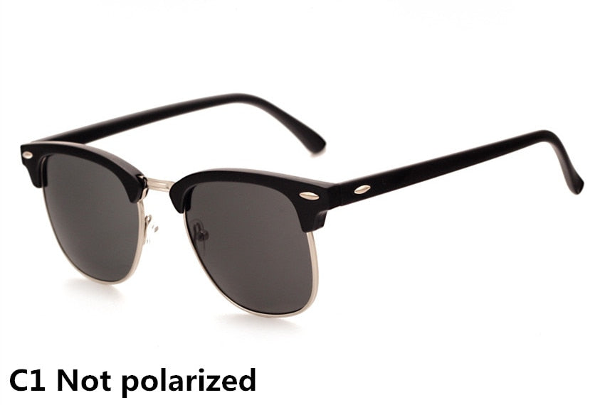 Classic Polarized Sunglasses Men Women Retro Brand Designer High Quality Vintage Sun Glasses Female Male Fashion Mirror Sunglass