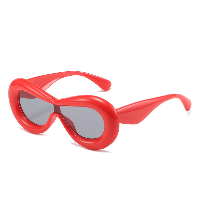 Unique Candy Color Sexy Lip Y2k Sunglasses For Women New Luxury Brand Yellow Blue Gradient Sun Glasses Men Punk Hip Hop Shades