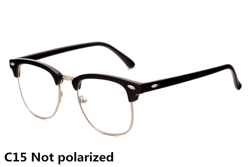 Classic Polarized Sunglasses Men Women Retro Brand Designer High Quality Vintage Sun Glasses Female Male Fashion Mirror Sunglass