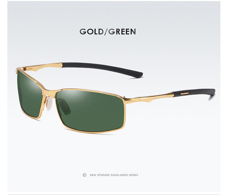 BOOROOT Alloy Frame Polarized Sunglasses Men Women Sunglasses Polarized Fashion Classic Design UV400 Outdoor Driving Sun Glasses