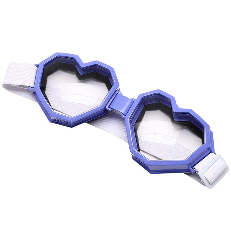 Heart Shaped Goggle Sunglasses One Piece Women Sunglasses Oversized Gradient Lens Brand Designer Eyeglass Oculos De Sol Feminino