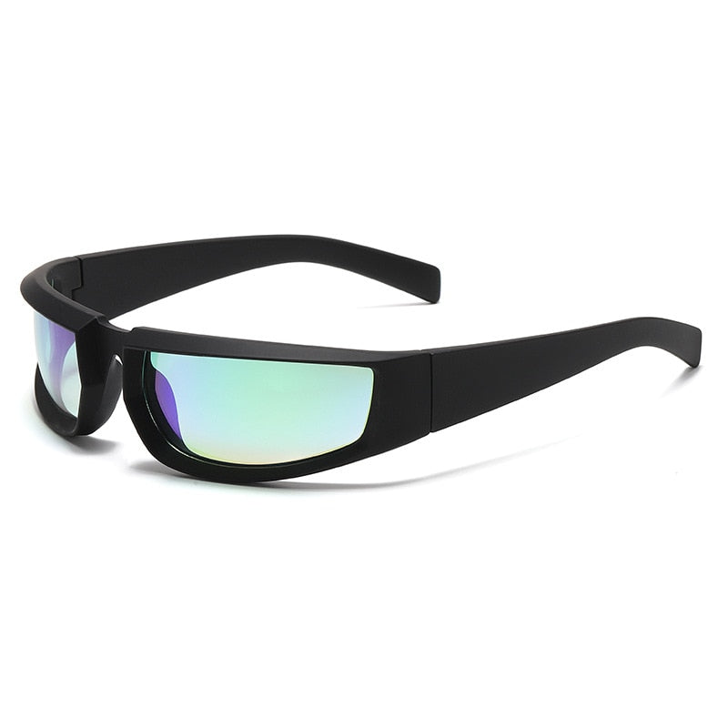 Y2K Sports Punk Sunglasses Women Men 2022 Luxury Brand Designer Square Goggle Sun Glasses UV400 Colorful Mirror Fashion Eyewear