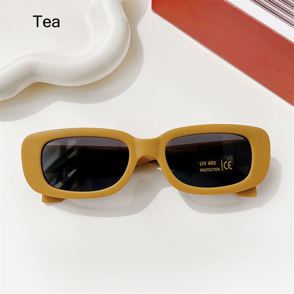 Children Cute Vintage Frosted Rectangle UV400 Sunglasses Outdoor Girls Boys Sweet Sunglasses Protection Classic Kids Sunglasses