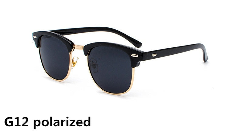 Classic Polarized Sunglasses Men Women Retro Brand Designer High Quality Vintage Sun Glasses Female Male Fashion Mirror Sunglass