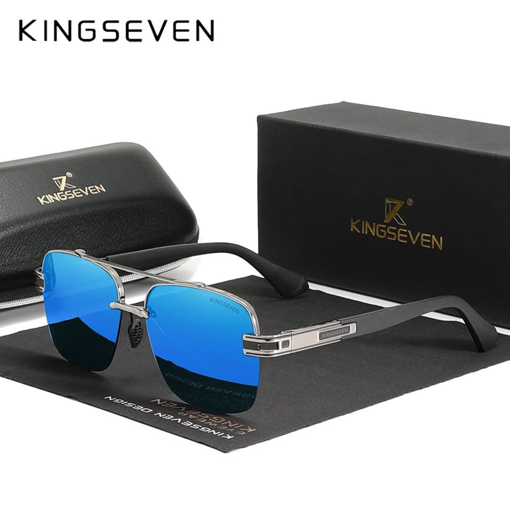 KINGSEVEN 2022 Brand New Design Sunglasses For Men Polarized Gradient Sun glasses Women Men Square Retro Eyewear Okulary
