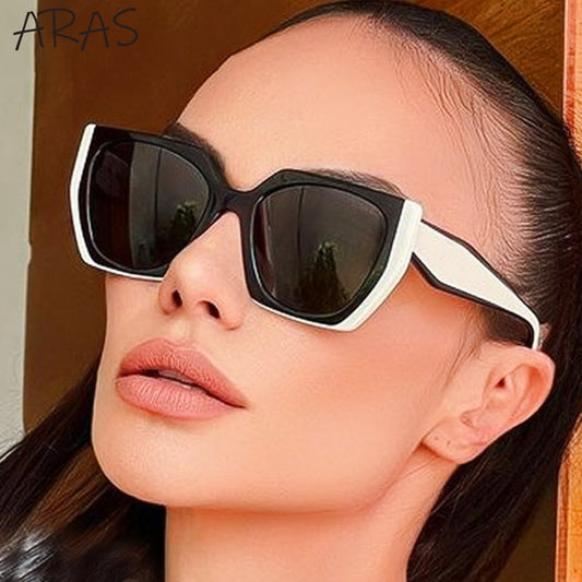 Fashion Square Sunglasses Women 2022 New Polygon Cat Eye Sun Glasses Ladies Shades UV400 Retro Luxury Brand Colorful Eyewear Men