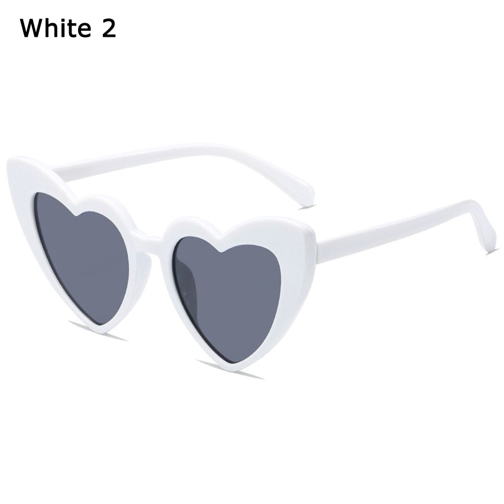 Heart Sunglasses Women Brand Designer Cat Eye Sun Glasses Female Retro Love Heart Shaped Glasses Ladies UV400 Protection