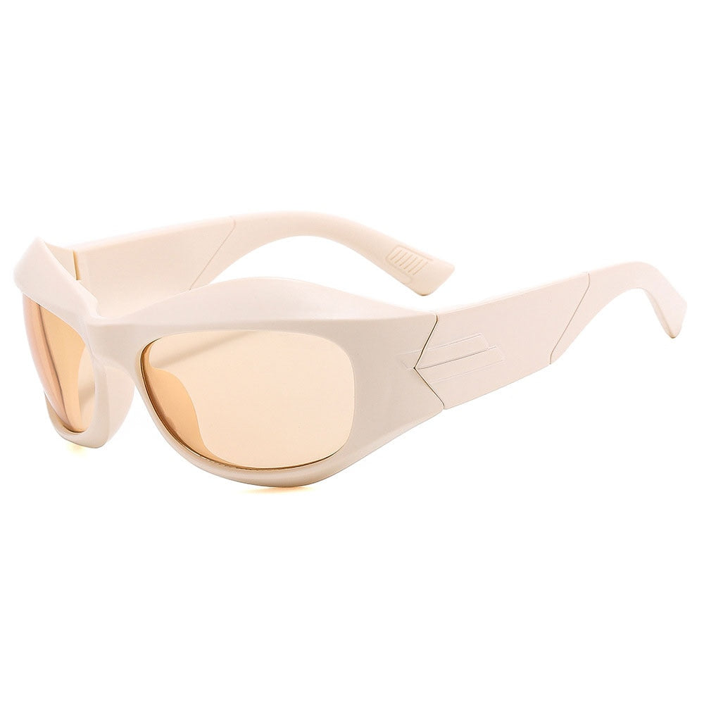 Steampunk Cycling Y2K Sunglasses Women Oversize Sport Sun Glasses for Men Sports Goggles Sunglass Occhiali Da Sole Donna