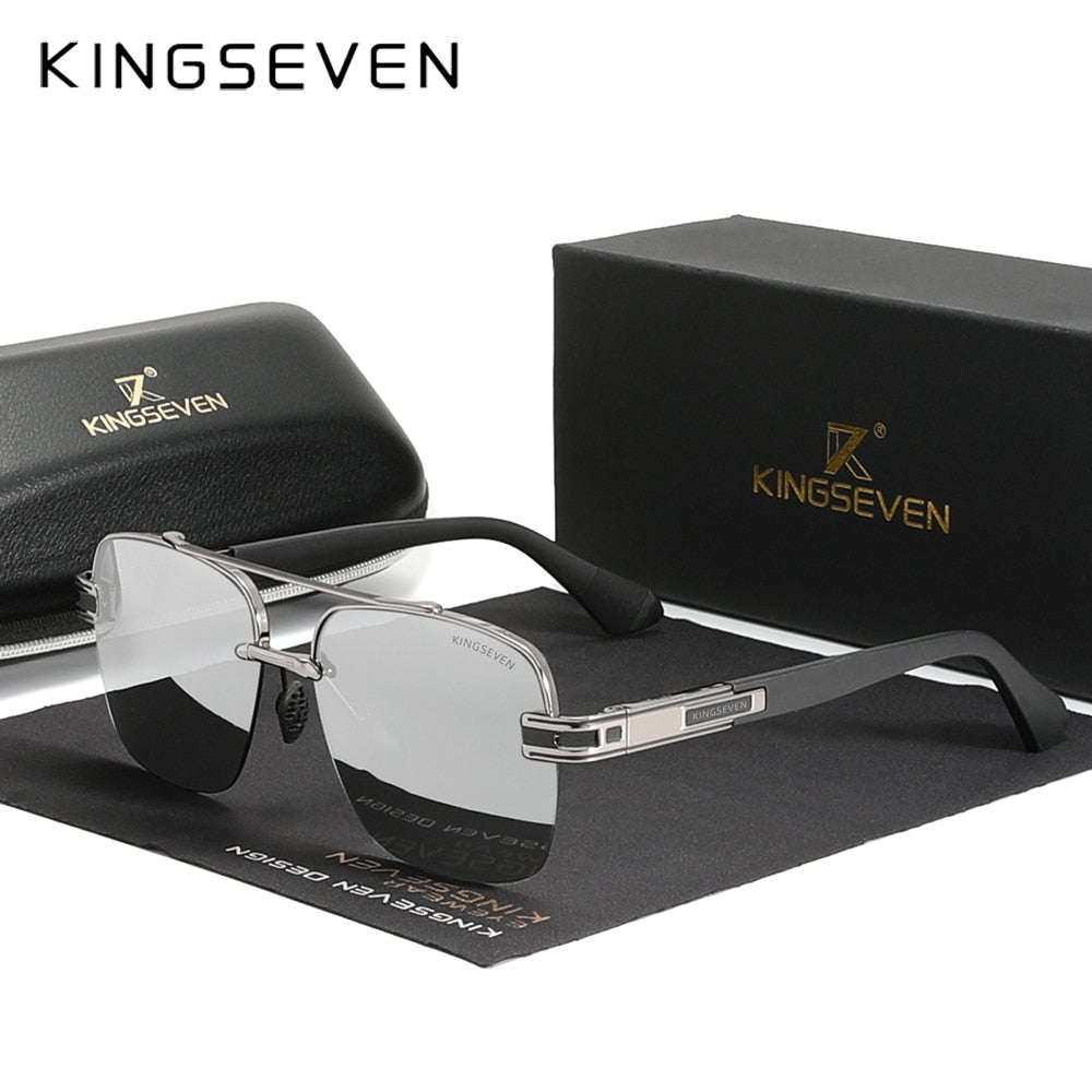 KINGSEVEN 2022 Brand New Design Sunglasses For Men Polarized Gradient Sun glasses Women Men Square Retro Eyewear Okulary