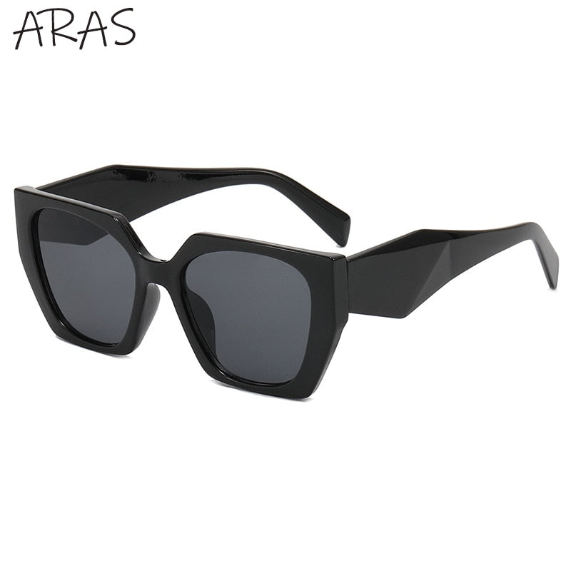 Fashion Square Sunglasses Women 2022 New Polygon Cat Eye Sun Glasses Ladies Shades UV400 Retro Luxury Brand Colorful Eyewear Men