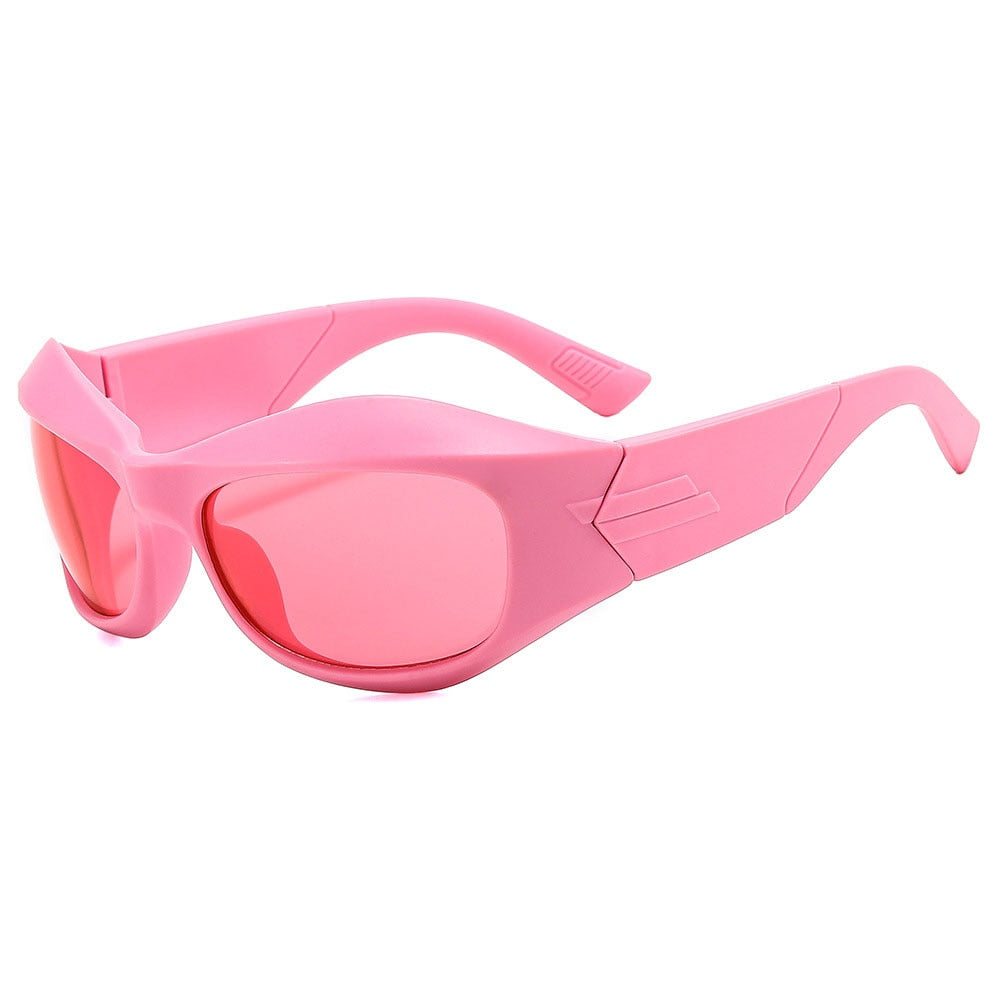 Steampunk Cycling Y2K Sunglasses Women Oversize Sport Sun Glasses for Men Sports Goggles Sunglass Occhiali Da Sole Donna