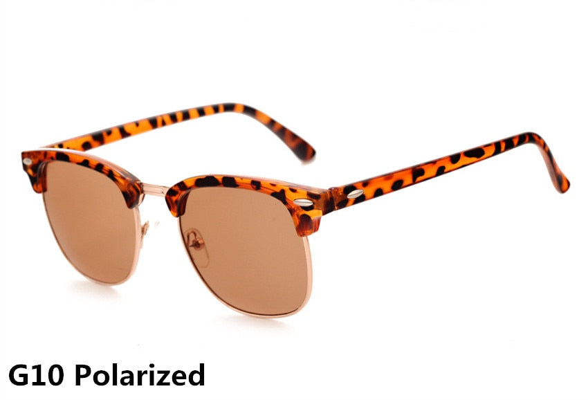 Classic Polarized Sunglasses Men Women Retro Brand Designer High Quality Vintage Sun Glasses Female Male Fashion Mirror Sunglass