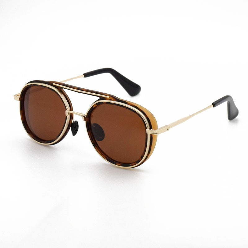 TUZENGYONG 2022 New Gothic Steampunk Polarized Sunglasses Women Brand Designer Vintage Men Sun Glasses UV400 Eyewear