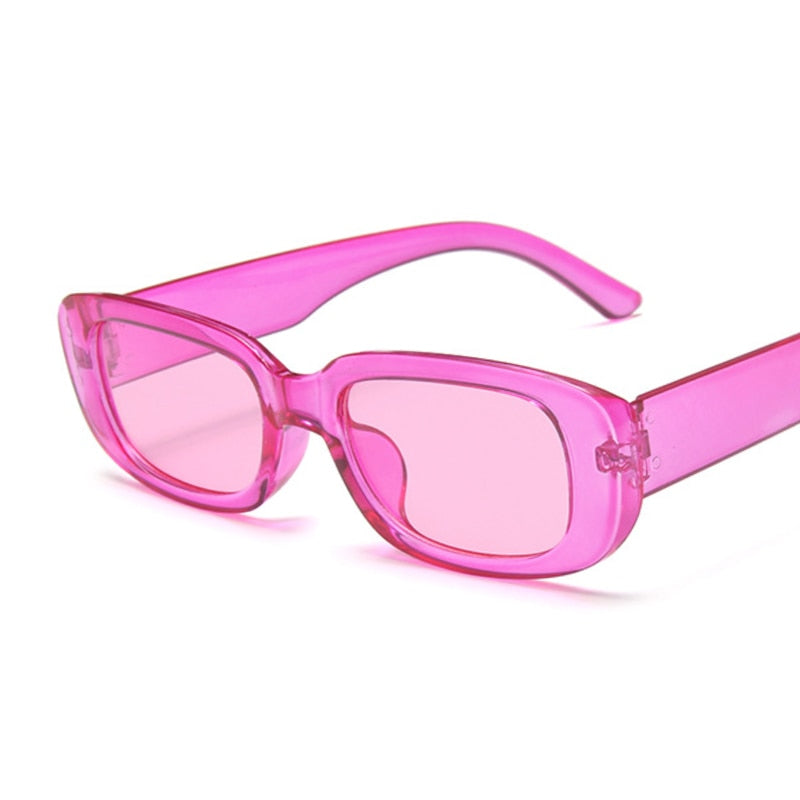 2022 New Square Eyewear Fashion Vintage Sunglasses Women Brand Designer Retro Rectangle Sun Glasses Female Ins Popular Colorful