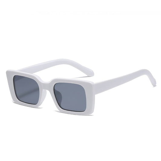 SO&EI Small Rectangle Sunglasses | Women & Men | UV400 Retro Leopard Trending Square Fashion