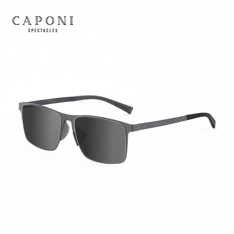 CAPONI New Germany Design Sun Glasses For Male Sports Comfortable Polarized Eyewear UV400 Ray Protected Men Sunglasses CP18025