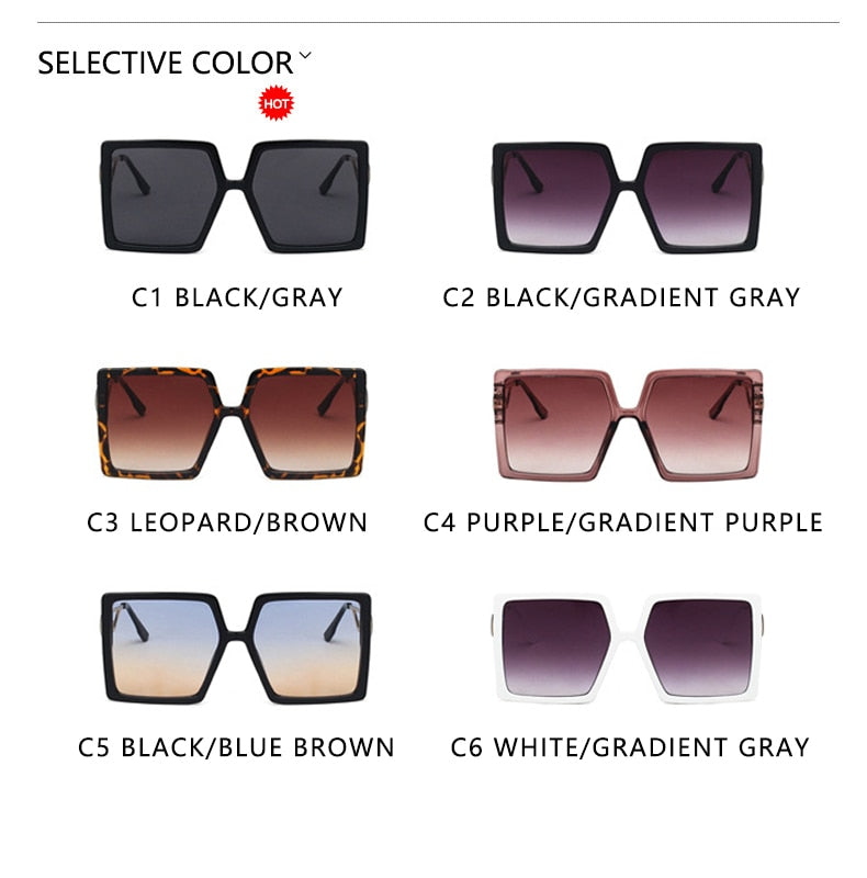 Retro Double Bridges Women Sunglasses Brand Design Fashion Gradient Eyewear Trending Hollow Driving Sun Glasses Men Shades