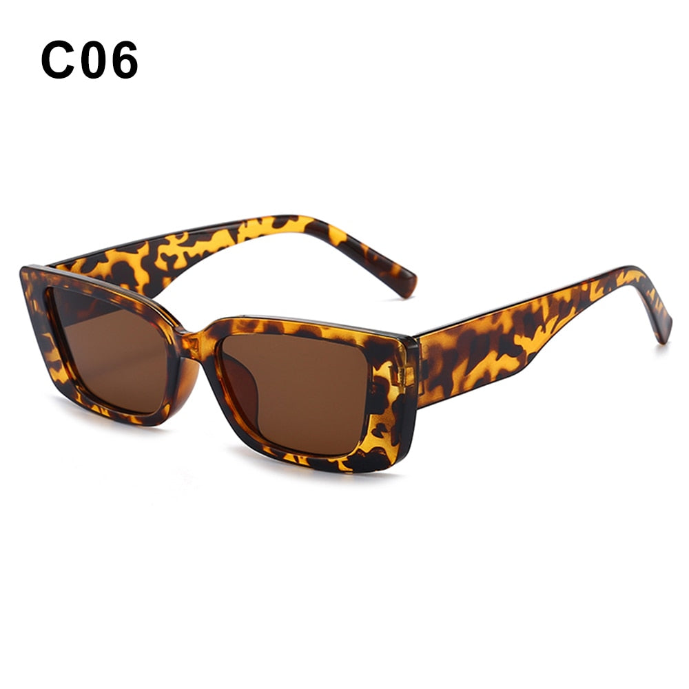 Fashion Square Sunglasses Woman Vintage Cat Eye Design Sun Glasses Female Male Personality Cool Retro Black Cateye Oculos