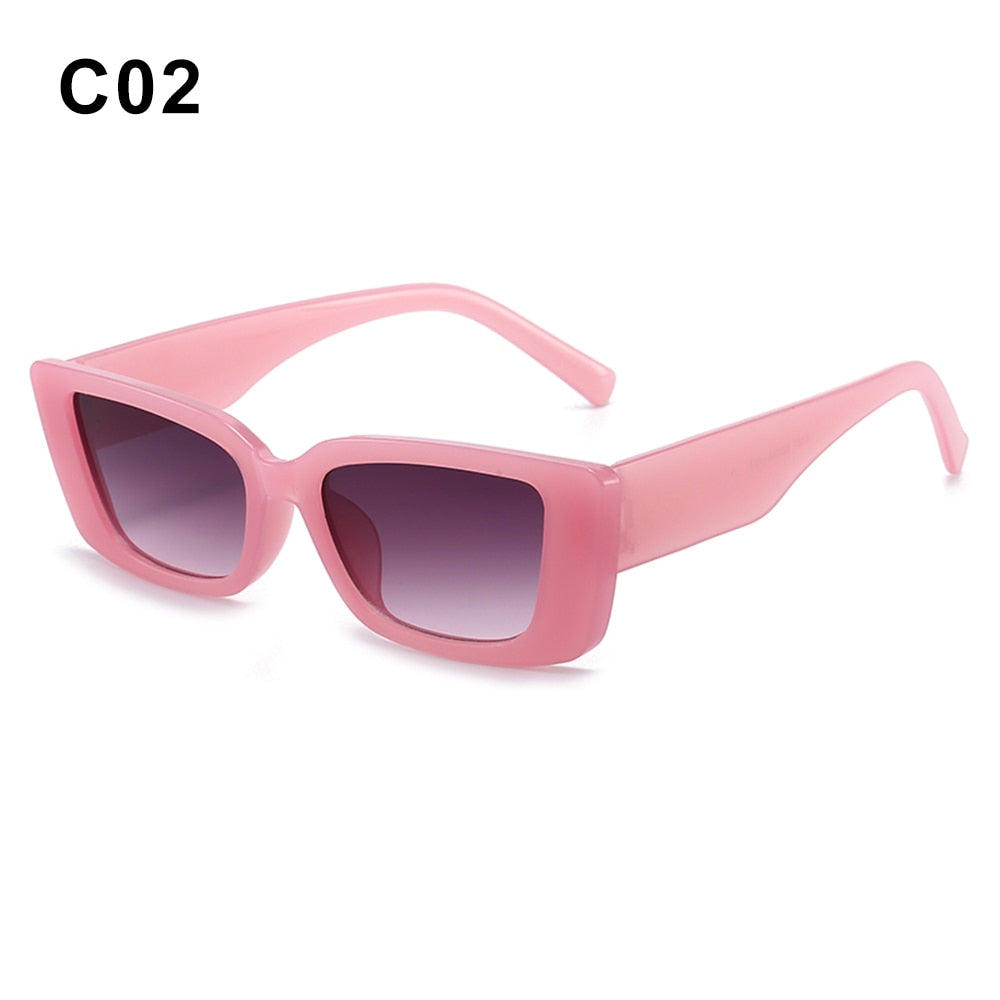 Fashion Square Sunglasses Woman Vintage Cat Eye Design Sun Glasses Female Male Personality Cool Retro Black Cateye Oculos