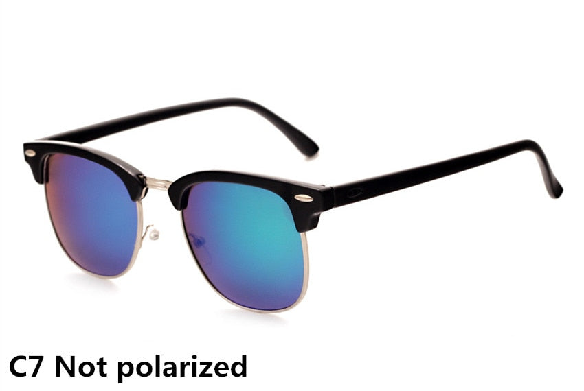 Classic Polarized Sunglasses Men Women Retro Brand Designer High Quality Vintage Sun Glasses Female Male Fashion Mirror Sunglass