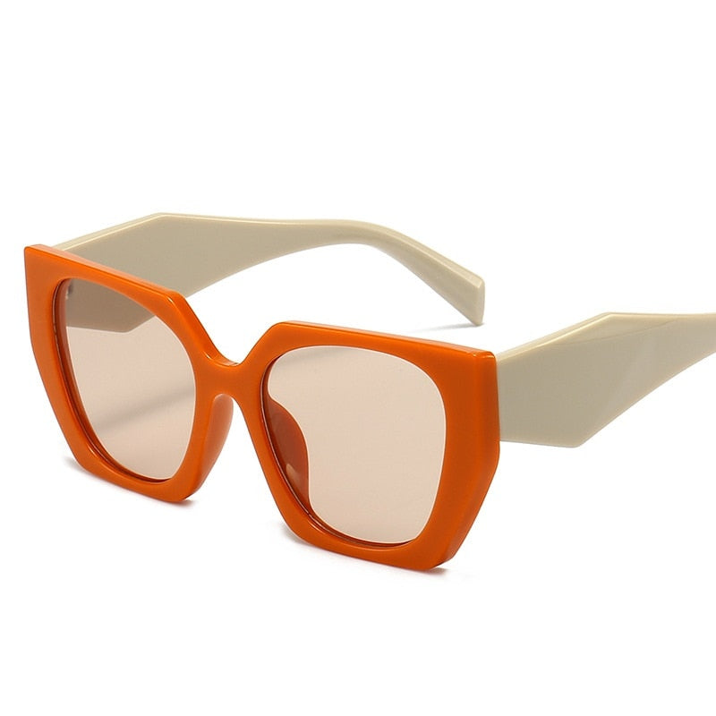 New Oversized Square Women Sunglasses Vintage Designer Fashion Sun Glasses Big Shades Men Luxury Brand Female Oculos UV400 Gafas
