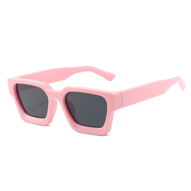 YOOSKE Vintage Small Square Sunglasses for Men Women Luxury Brand Designer Retro Sun Glasses Unisex Ins Popular Shades Eyewear
