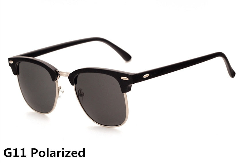 Classic Polarized Sunglasses Men Women Retro Brand Designer High Quality Vintage Sun Glasses Female Male Fashion Mirror Sunglass