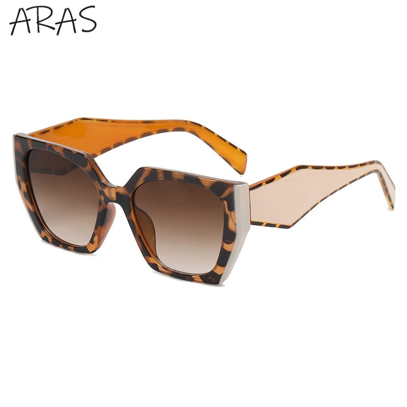 Fashion Square Sunglasses Women 2022 New Polygon Cat Eye Sun Glasses Ladies Shades UV400 Retro Luxury Brand Colorful Eyewear Men