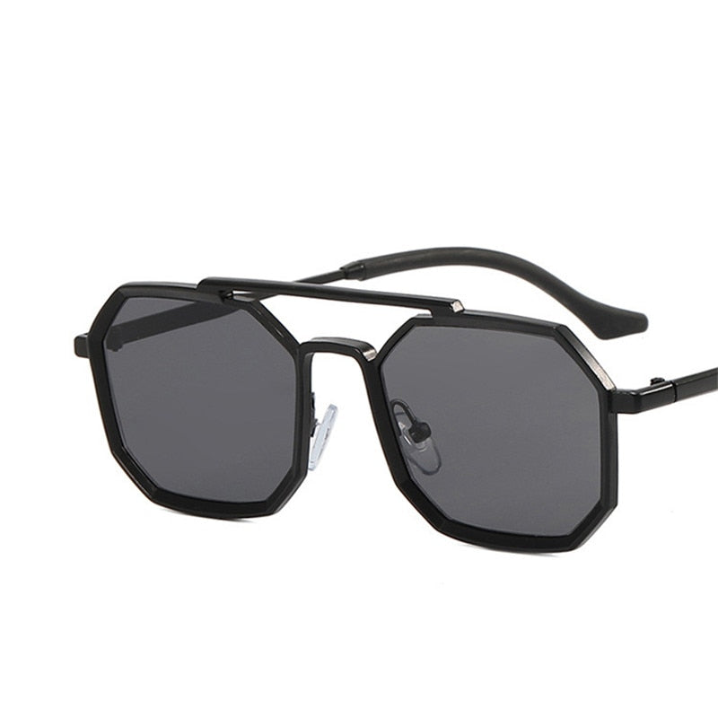Yoovos Polygon Sunglasses Men 2022 Vintage Men Sunglasses Retro Showing Face Small Shades Glasses Rectangle Gafas De Sol Mujer