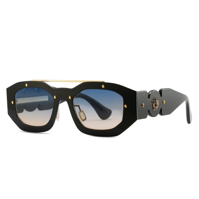 Hot Sale New Arrival Popular Small Polygon Frame Men and Women Sunglasses with Luxury Brand Design For Unisex Eyewear Glasses