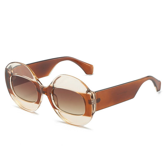 GM LUMIAS New in Oval Sunglasses for Men Women 2022 Fashion Hip Hop Male Shades Eyewear Luxury Brand Design Female Sun Glasses