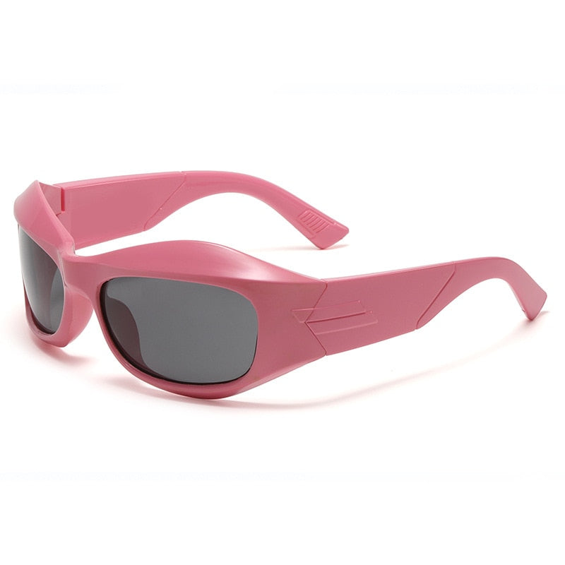 Steampunk Cycling Y2K Sunglasses Women Oversize Sport Sun Glasses for Men Sports Goggles Sunglass Occhiali Da Sole Donna