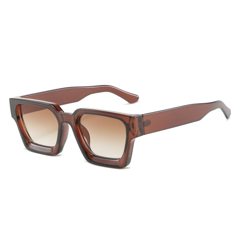 YOOSKE Vintage Small Square Sunglasses for Men Women Luxury Brand Designer Retro Sun Glasses Unisex Ins Popular Shades Eyewear