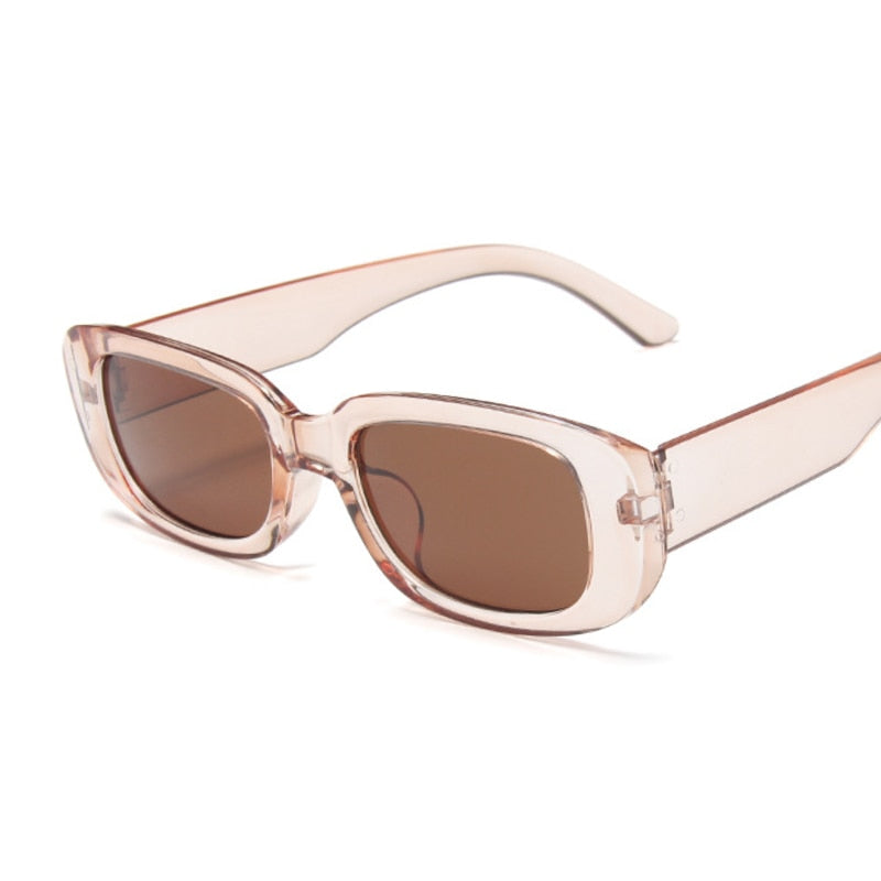 2022 New Square Eyewear Fashion Vintage Sunglasses Women Brand Designer Retro Rectangle Sun Glasses Female Ins Popular Colorful