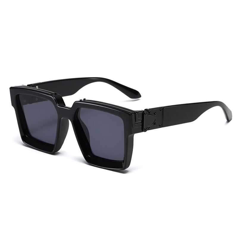 ZFYCOL Steampunk Sunglasses Men 2023 Luxury Brand Designer Retro Trend Sunglasses Women Square Anti-Glare Driving Glasses Male