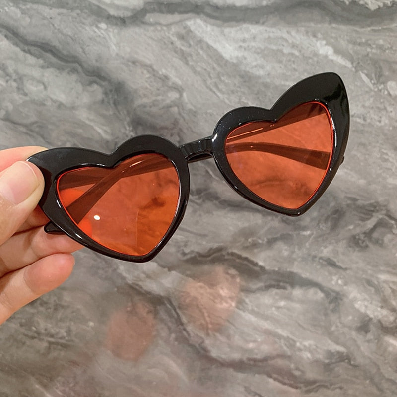 Kids Sunglasses Boy Girls Heart Shaped Sun Glasses Trendy All-Match Baby Sunglasses Children Fashion Shade Eyewear Women Glasses